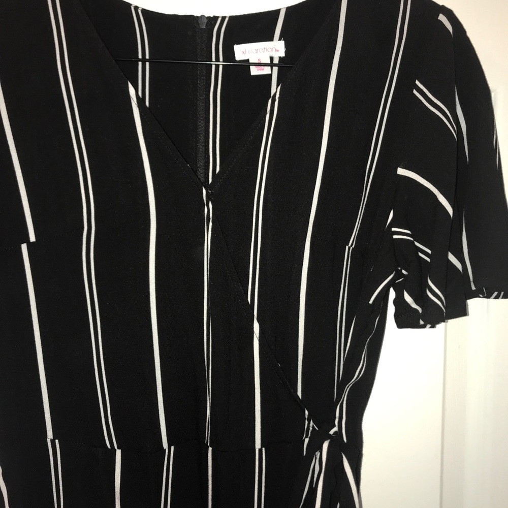Striped Wrap Dress